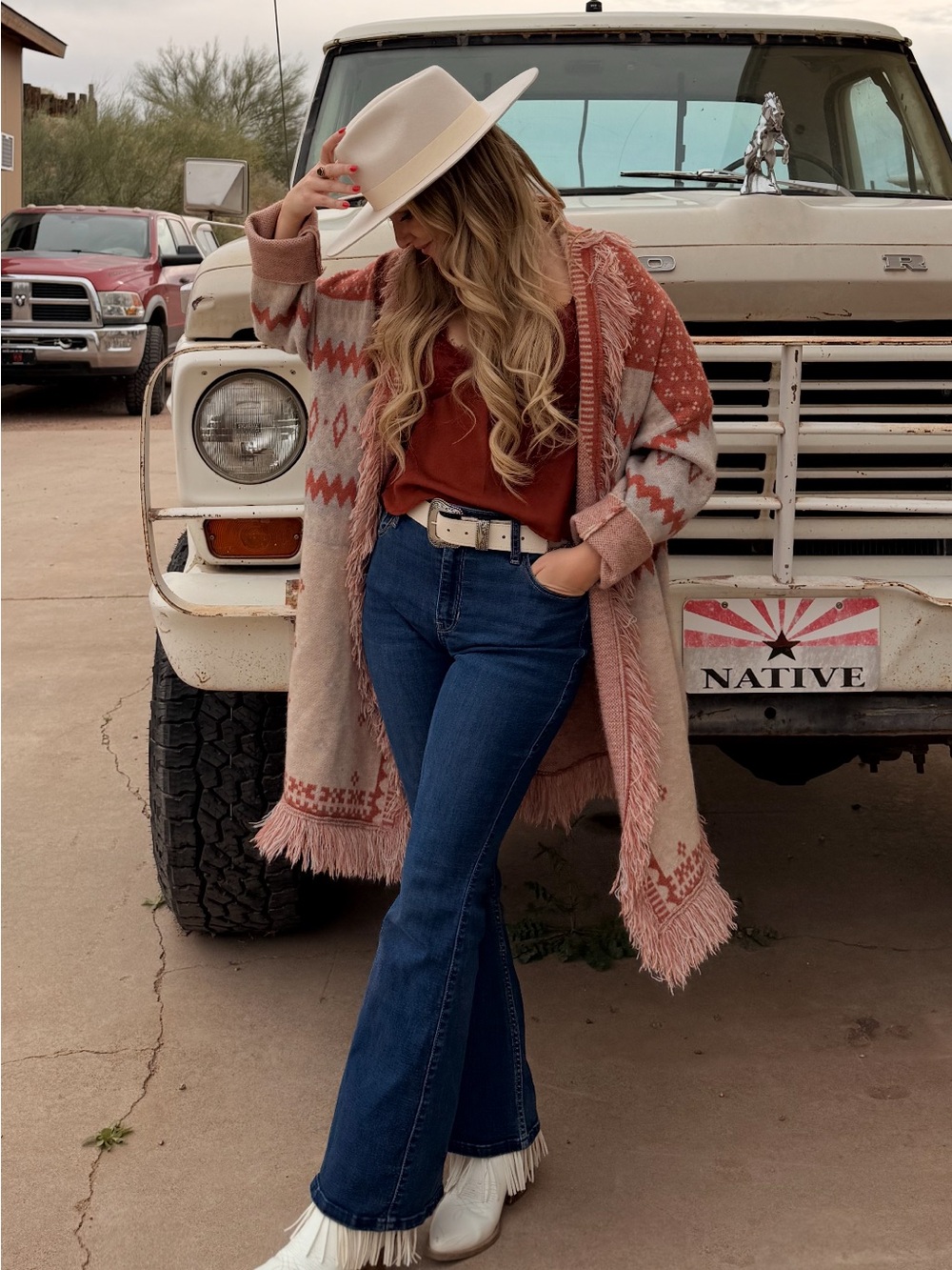 Altar'd State Maggie Western Fringe Duster